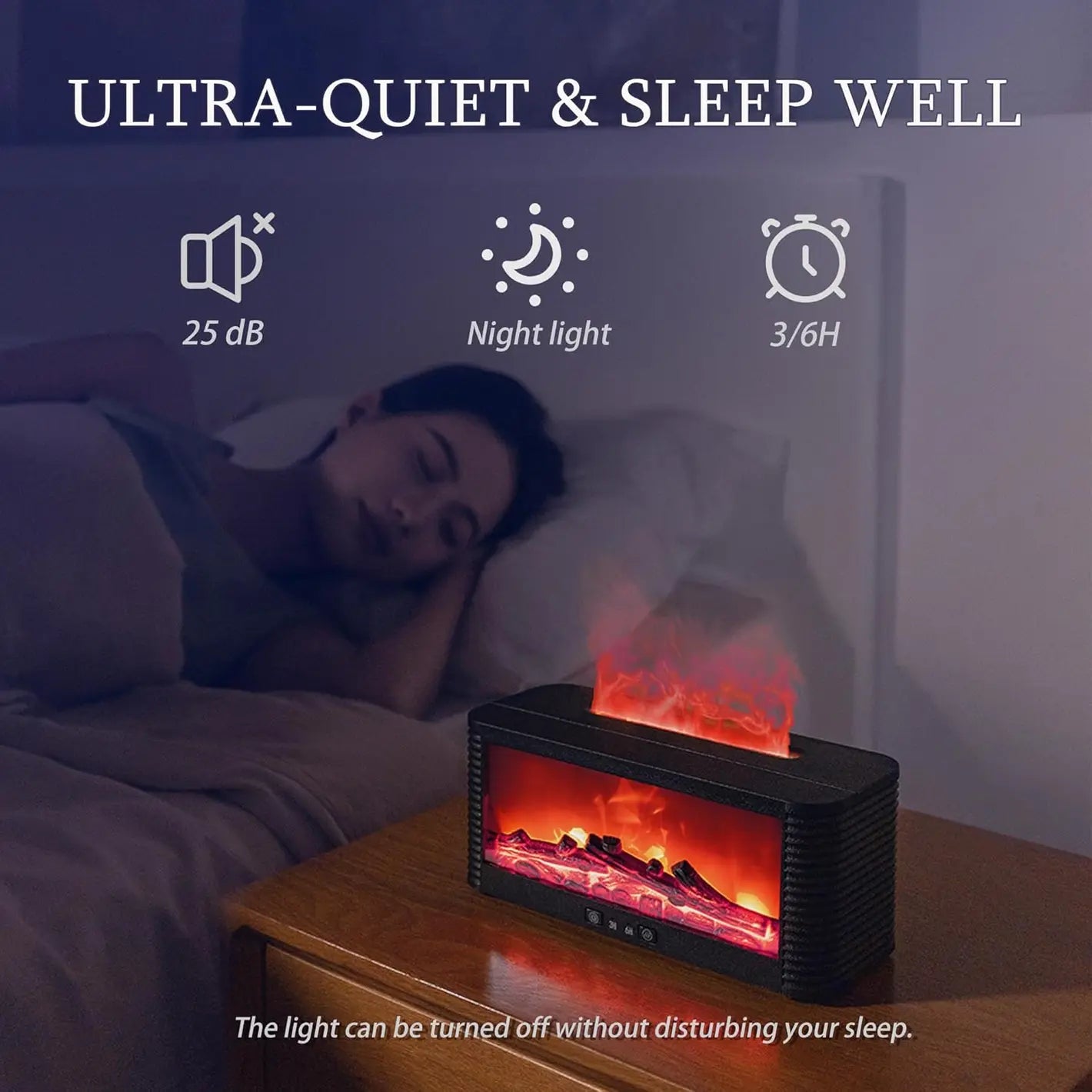Fireplace Aroma Essential Oil Diffuser/Fire Humidifier