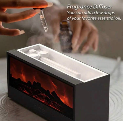 Fireplace Aroma Essential Oil Diffuser/Fire Humidifier