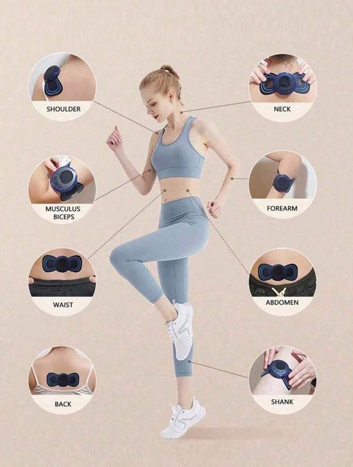 Cordless Mini Massager | Neck, Shoulder, Back & Leg Relief Device