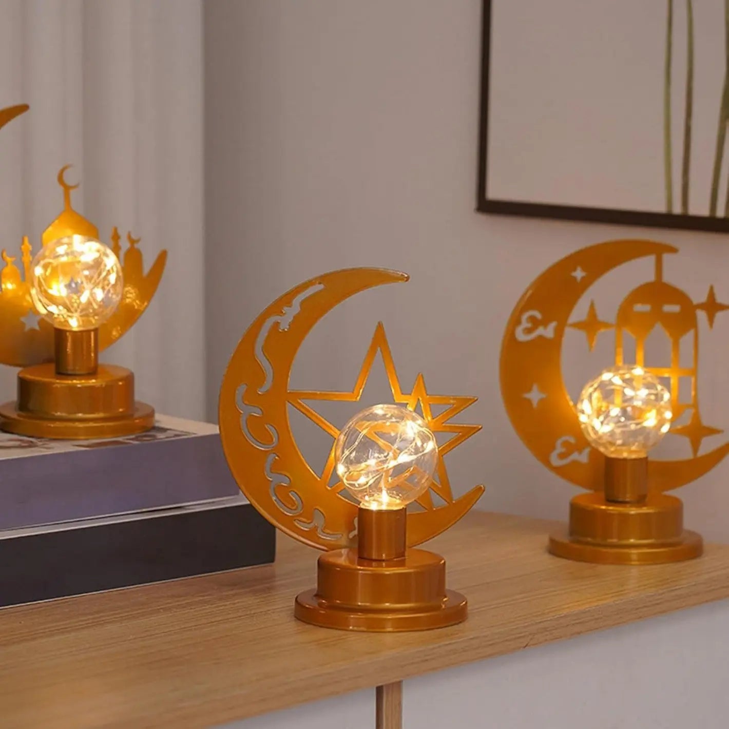 Islamic Moon & Stars Lamp