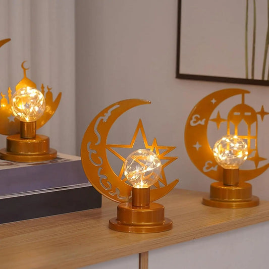 Islamic Moon & Stars Lamp