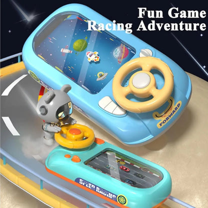 Interactive Steering Wheel Adventure Game