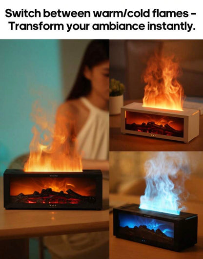 Fireplace Aroma Essential Oil Diffuser/Fire Humidifier
