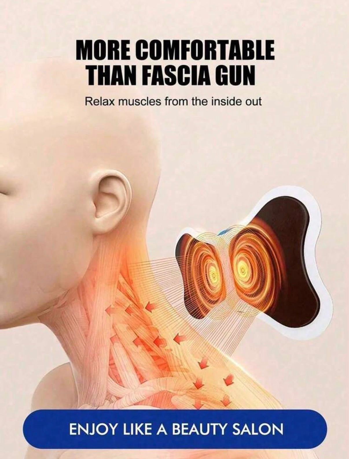 Cordless Mini Massager | Neck, Shoulder, Back & Leg Relief Device