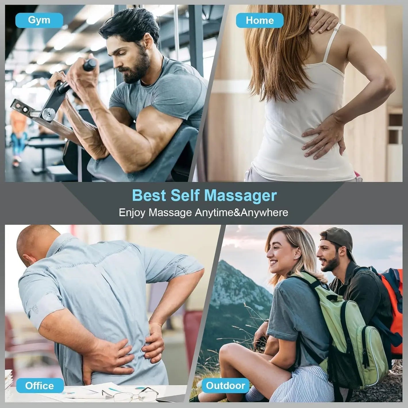 4-in-1 Smart Muscle Massager