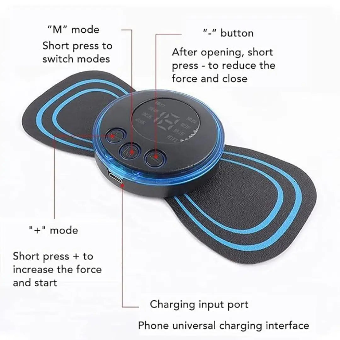 Cordless Mini Massager | Neck, Shoulder, Back & Leg Relief Device