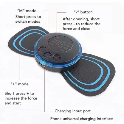 Cordless Mini Massager | Neck, Shoulder, Back & Leg Relief Device