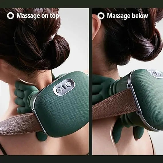Bionic Finger Pressure Neck Massager Back and Shoulder Massager Electric Kneading Neck Deep Massage Muscle