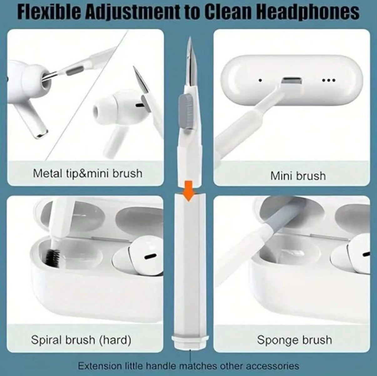 20 in 1 Electronic Cleaning Brush Kit