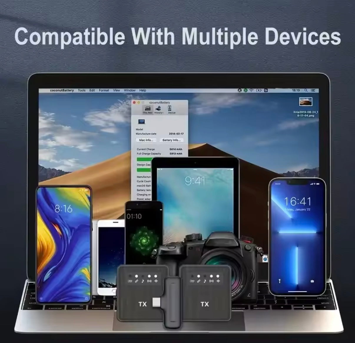 SX31 3-in-1 Multifunction wireless Microphone
