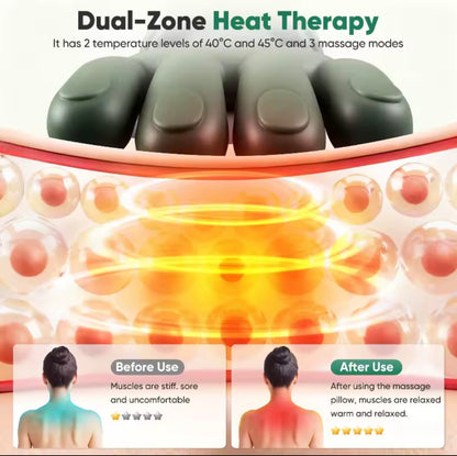 Bionic Finger Pressure Neck Massager Back and Shoulder Massager Electric Kneading Neck Deep Massage Muscle