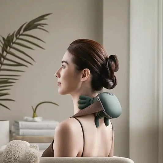 Bionic Finger Pressure Neck Massager Back and Shoulder Massager Electric Kneading Neck Deep Massage Muscle