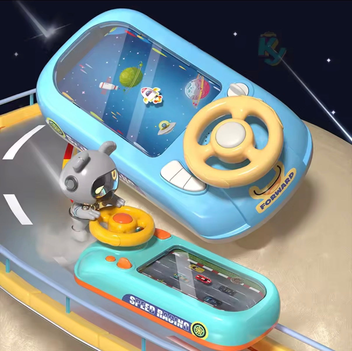 Interactive Steering Wheel Adventure Game