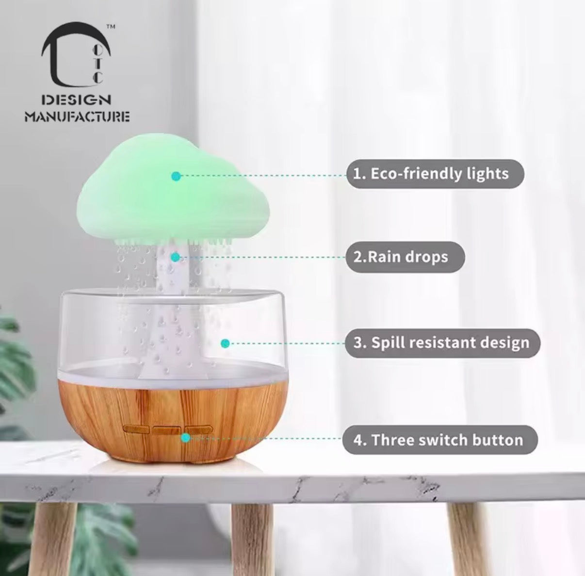 Cloud Rain Humidifier