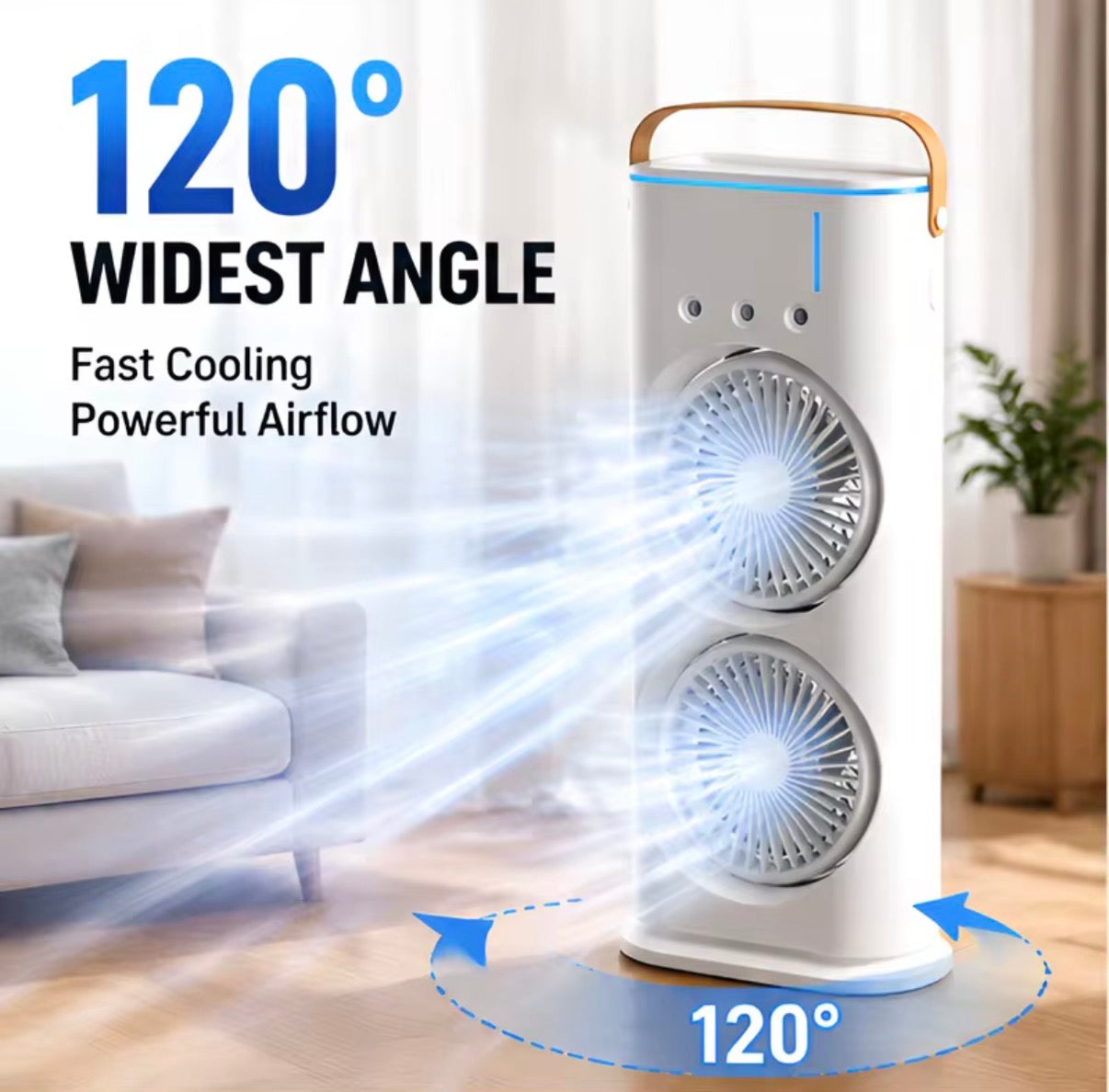 3 in 1 Dual-head Fan AIr Conditioner
