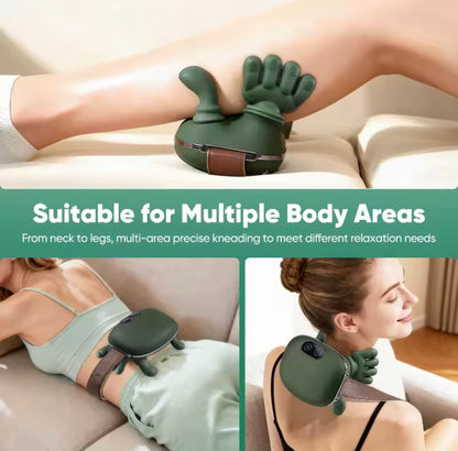 Bionic Finger Pressure Neck Massager Back and Shoulder Massager Electric Kneading Neck Deep Massage Muscle